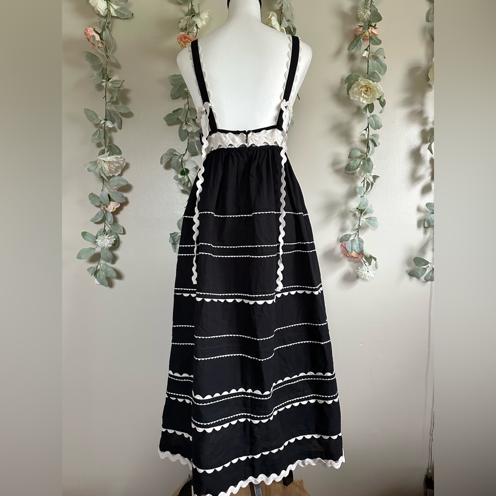 SEA Ryleigh Ric Rac Midi Dress - Picture 9 of 10